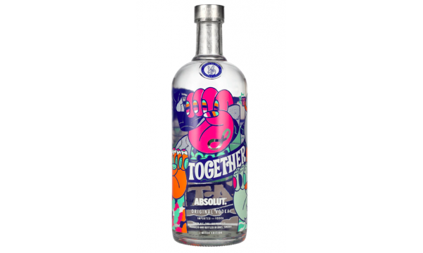 Absolut Vodka TOGETHER WE CREATE Limited Edition 40% Vol. 1l