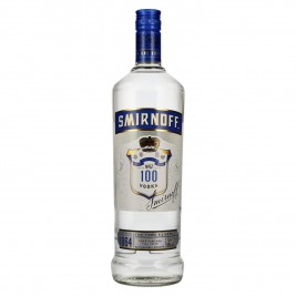 Smirnoff Triple Distilled 100 PROOF Vodka Blue Label 50% Vol. 1l