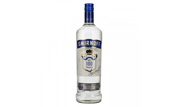 Smirnoff Triple Distilled 100 PROOF Vodka Blue Label 50% Vol. 1l