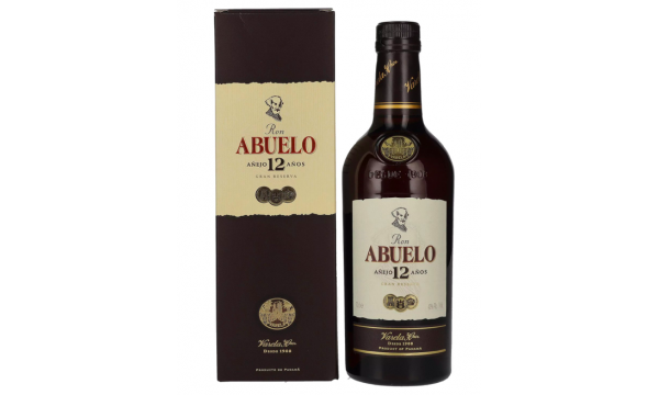 Ron Abuelo Añejo 12 Años 40% Vol. 0,7l dovanų dėžutėje