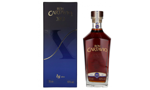 Ron Cartavio XO 18 Años Solera 40% Vol. 0,7l dovanų dėžutėje