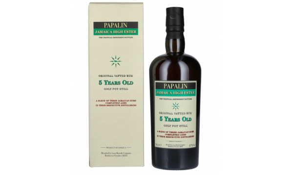 Papalin 5 Years Old Jamaica High Ester Overproof Rum 57% Vol. 0,7l dovanų dėžutėje
