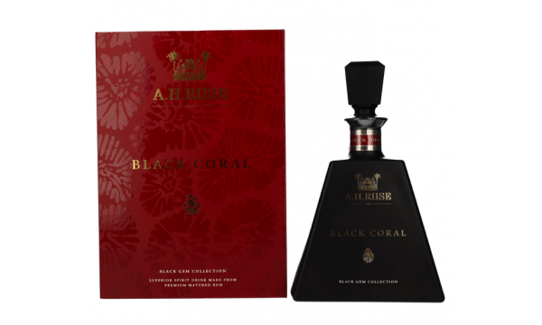 A.H. Riise Black BLACK CORAL Gem Collection Spirit Drink 45,8% Vol. 0,7l dovanų dėžutėje