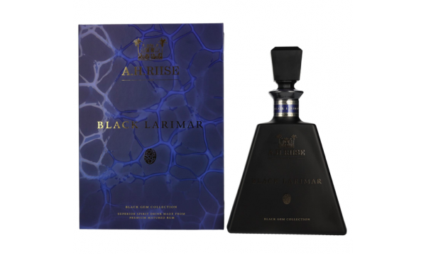 A.H. Riise Black BLACK LARIMAR Gem Collection Spirit Drink 45,2% Vol. 0,7l dovanų dėžutėje