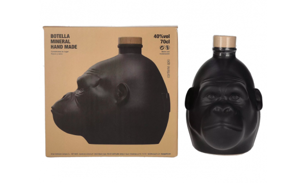 Kong Rainforest Spiced Rum Black 40% Vol. 0,7l dovanų dėžutėje