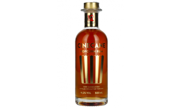 Cinecane 12 Gold POPCORN Rum 41,2% Vol. 0,5l