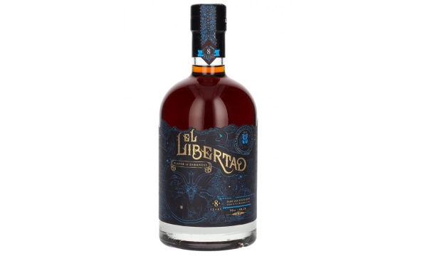 El Libertad 8 Years Old FLAVOR OF DARKNESS Dark Oak Spiced Rum Chapter III 48,1% Vol. 0,7l