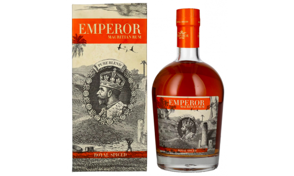 Emperor Mauritian Rum ROYAL SPICED 40% Vol. 0,7l dovanų dėžutėje