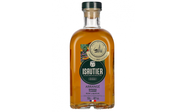 Isautier Arrangé BANANA FLAMBÉ Rum Liqueur 40% Vol. 0,5l