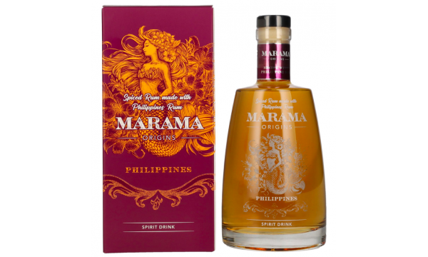 Marama ORIGINS Philippines Spiced Rum 40% Vol. 0,7l dovanų dėžutėje