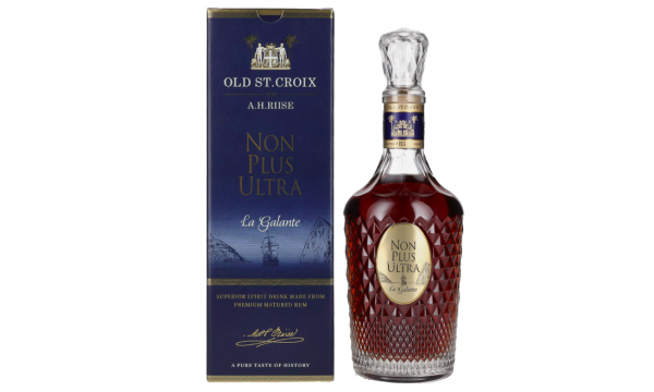 Old St. Croix A.H. Riise NON PLUS ULTRA La Galante 43,4% Vol. 0,7l dovanų dėžutėje