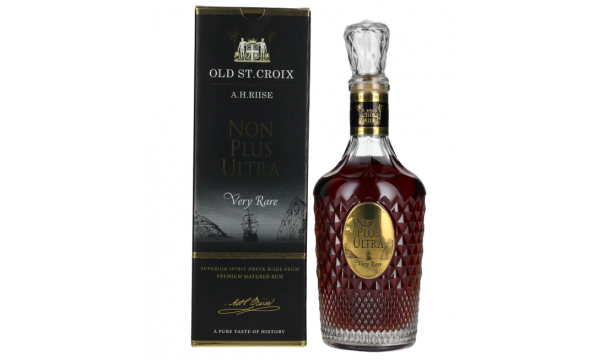 Old St. Croix A.H. Riise NON PLUS ULTRA Very Rare Spirit Drink 42% Vol. 0,7l dovanų dėžutėje