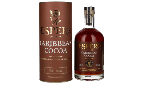 Ron Espero Caribbean Cocoa & Rum Liqueur 40% Vol. 0,7l dovanų dėžutėje