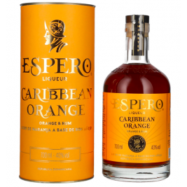 Ron Espero CARIBBEAN ORANGE Liqueur 40% Vol. 0,7l dovanų dėžutėje