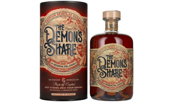 The Demon's Share 6 Years Old Spirit Drink 40% Vol. 0,7l dovanų dėžutėje