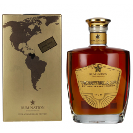 Rum Nation Venezuela XO 25th Anniversary Edition 43% Vol. 0,7l dovanų dėžutėje