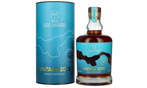 Ron Dos Mares Limited Edition Vintage 2005 45,3% Vol. 0,7l dovanų dėžutėje