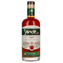 SANTERO 10 Years Old Anniversario Rum 37,5% Vol. 0,7l