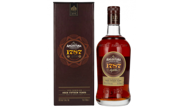 Angostura 1787 15 Years Old Super Premium Rum 40% Vol. 0,7l dovanų dėžutėje