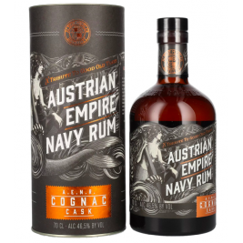 Austrian Empire Navy Rum COGNAC CASK 46,5% Vol. 0,7l dovanų dėžutėje
