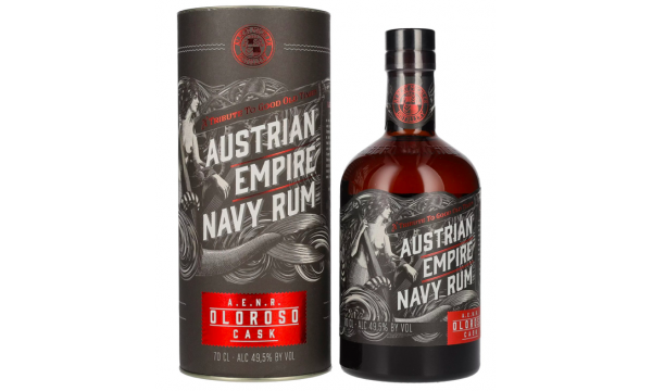 Austrian Empire Navy Rum OLOROSO CASK 49,5% Vol. 0,7l dovanų dėžutėje