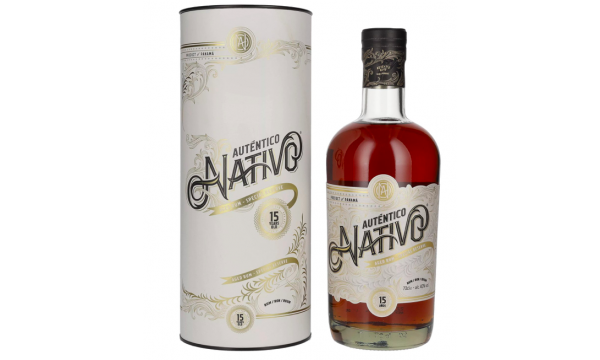 Auténtico Nativo 15 Years Old Rum 40% Vol. 0,7l dovanų dėžutėje