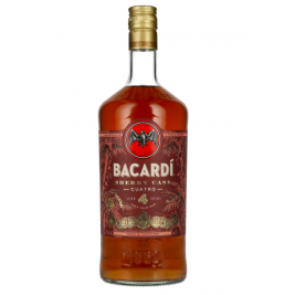 Bacardi 4 Years Old SHERRY CASK CUATRO Gold Rum 40% Vol. 1l