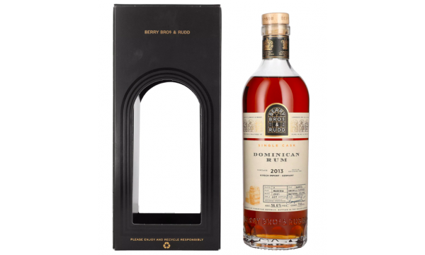 Berry Bros. & Rudd DOMINICAN Single Cask Rum 2013 56,6% Vol. 0,7l dovanų dėžutėje