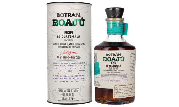 Botran ROAJÚ Ron de Guatemala Rum 40% Vol. 0,7l dovanų dėžutėje