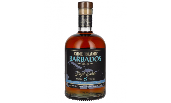 Cane Island BARBADOS 8 Years Old Single Estate Rum 43% Vol. 0,7l