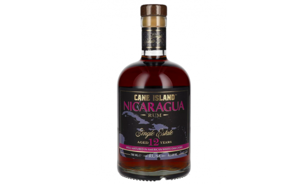 Cane Island NICARAGUA 12 Years Old Single Estate Rum 43% Vol. 0,7l
