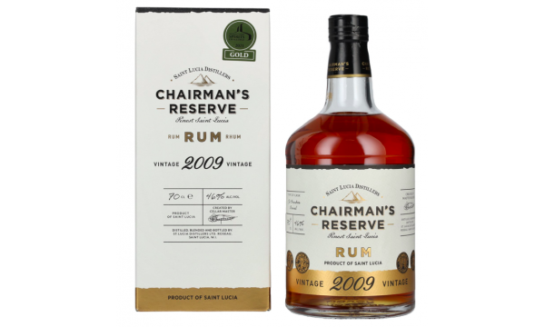 Chairman's Reserve Rum VINTAGE 2009 46% Vol. 0,7l dovanų dėžutėje
