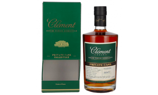Clément Rhum Vieux Agricole PRIVATE CASK Oloroso 61,1% Vol. 0,7l dovanų dėžutėje