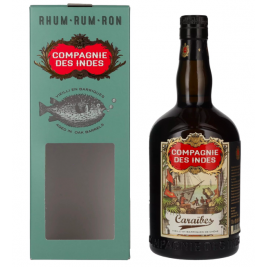 Compagnie des Indes Caraibes Rum 40% Vol. 0,7l dovanų dėžutėje