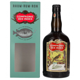Compagnie des Indes Latino Rum 5 ans 40% Vol. 0,7l dovanų dėžutėje