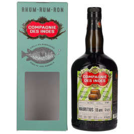 Compagnie des Indes MAURITIUS Single Cask Rum 13 ans Armagnac Finish 53,1% Vol. 0,7l dovanų dėžutėje