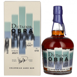 Dictador OBRA VINTAGE 16 Years Old AMERICAN OAK CASK Rum 2007 41% Vol. 0,7l dovanų dėžutėje