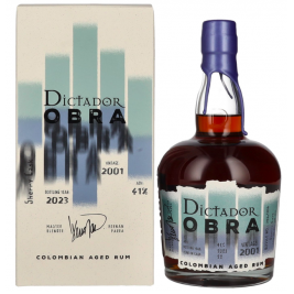 Dictador OBRA VINTAGE 22 Years Old SHERRY CASK Rum 2001 41% Vol. 0,7l dovanų dėžutėje