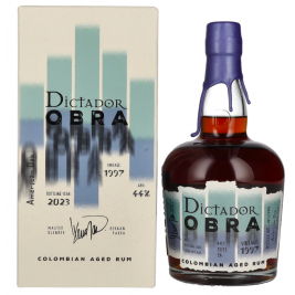 Dictador OBRA VINTAGE 26 Years Old AMERICAN OAK CASK Rum 1997 44% Vol. 0,7l dovanų dėžutėje