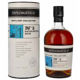 Diplomático Distillery Collection N° 1 BATCH KETTLE Rum 47% Vol. 0,7l dovanų dėžutėje