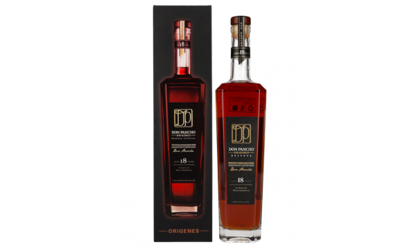 Don Pancho ORIGINES 18 Years Old Premium Panama Rum 40% Vol. 0,7l dovanų dėžutėje