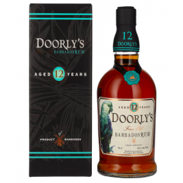 Doorly's 12 Years Old Fine Old Barbados Rum 43% Vol. 0,7l dovanų dėžutėje