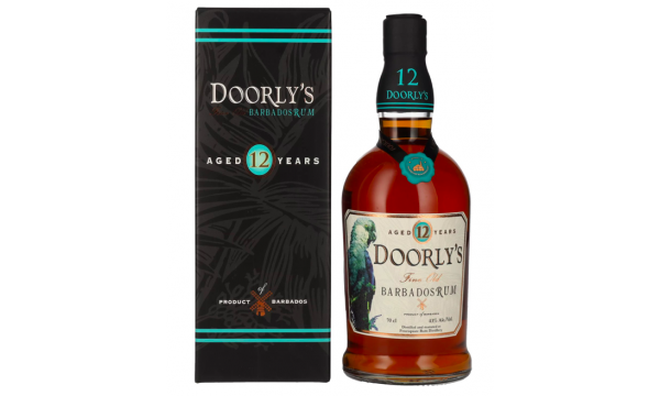 Doorly's 12 Years Old Fine Old Barbados Rum 43% Vol. 0,7l dovanų dėžutėje