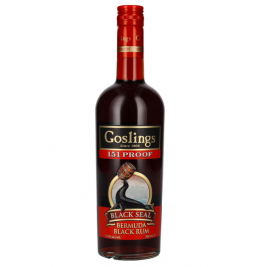Goslings Black Seal 151 PROOF Bermuda Black Rum 75,5% Vol. 0,7l