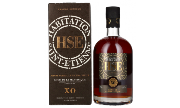 HSE Rhum Extra Vieux XO Grande Reserve 43% Vol. 0,7l dovanų dėžutėje