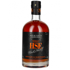 HSE Rhum Vieux Agricole BLACK SHERIFF American Barrel 40% Vol. 0,7l