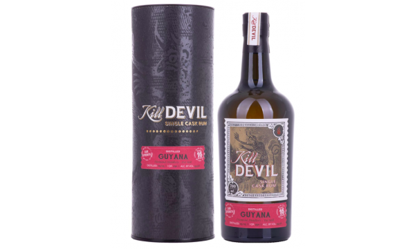 Hunter Laing Kill Devil Guyana 16 Years Old Single Cask Rum 2003 59,9% Vol. 0,7l dovanų dėžutėje