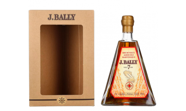 J. Bally Rhum Vieux Agricole Martinique 7 Ans D'Âge 45% Vol. 0,7l dovanų dėžutėje