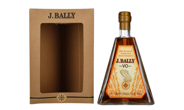 J. Bally Rhum Vieux Agricole Martinique VO 45% Vol. 0,7l dovanų dėžutėje