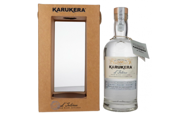 Karukera L'Intense Rhum Blanc Agricole 63,8% Vol. 0,7l dovanų dėžutėje